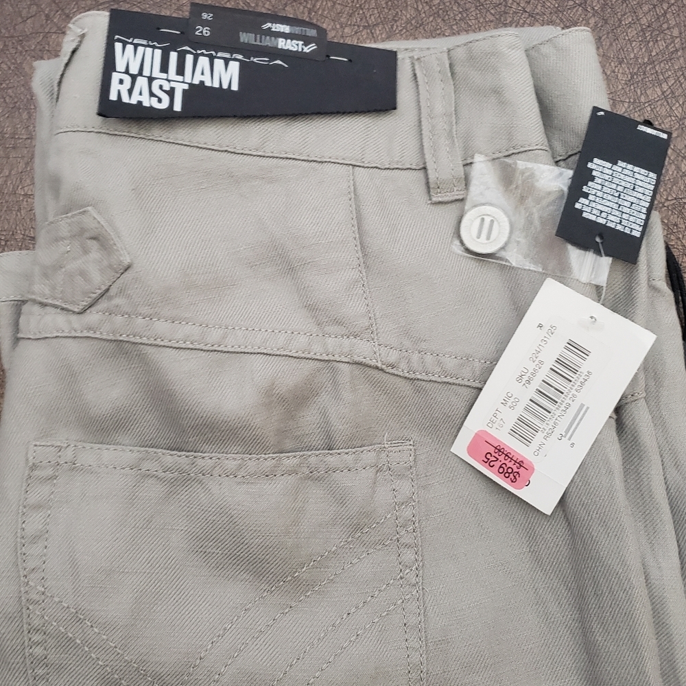 William Rast NWT Sz 26 Light Tan Pants - Picture 6 of 11